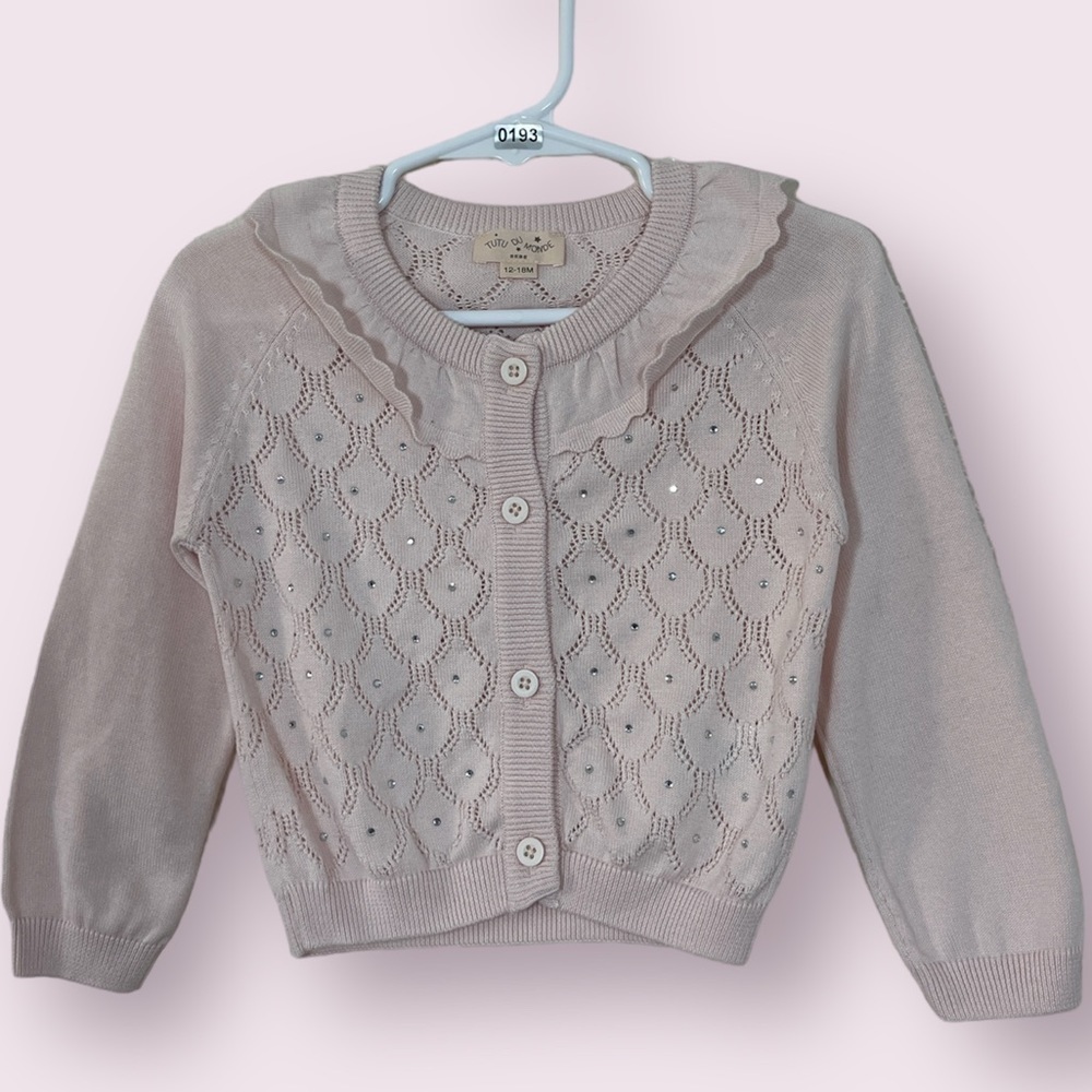BIN#6 - TUTU DU MONDE Bebe 12-18M Crystal Longsleeved Cardigan